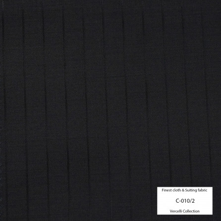 C010/2 Vercelli VIII - 95% Wool - Đen Sọc